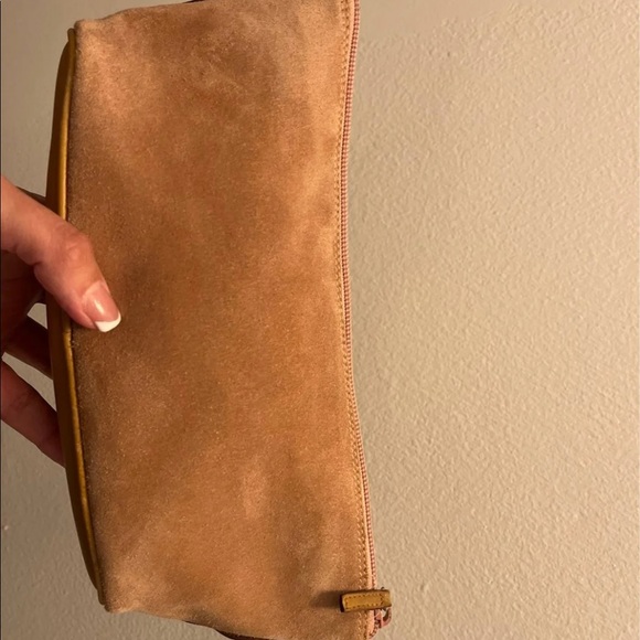 Gucci Suede pink/tan baguette - Picture 3 of 9